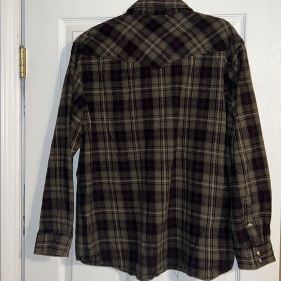 Large snap button up flannel by Schmidt workwear - Picture 9 of 9
